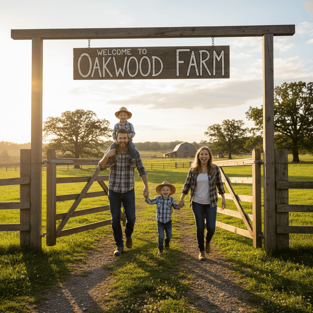 A quieter moment on the farm