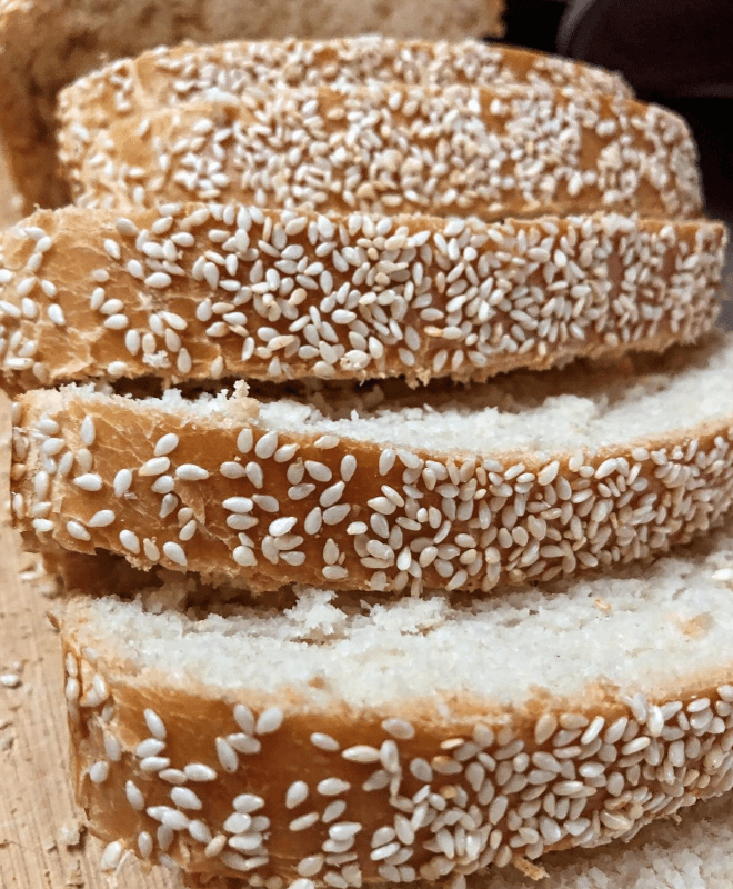Sesame Sourdough Loaf